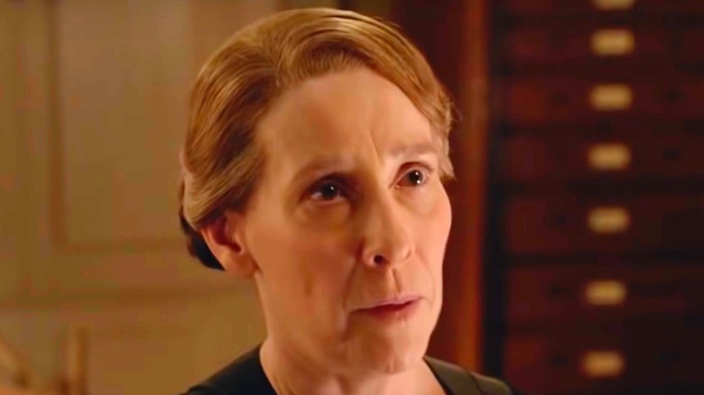 Phyllis Logan stars as Mrs. Hughes on Downton Abbey