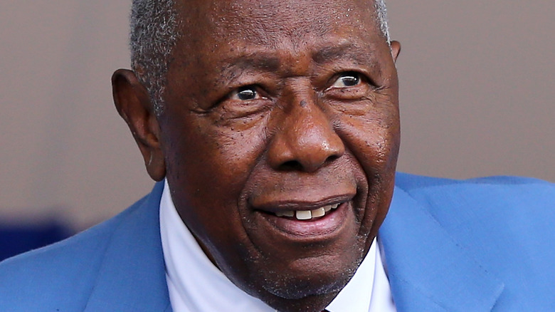 Hank Aaron Close Up