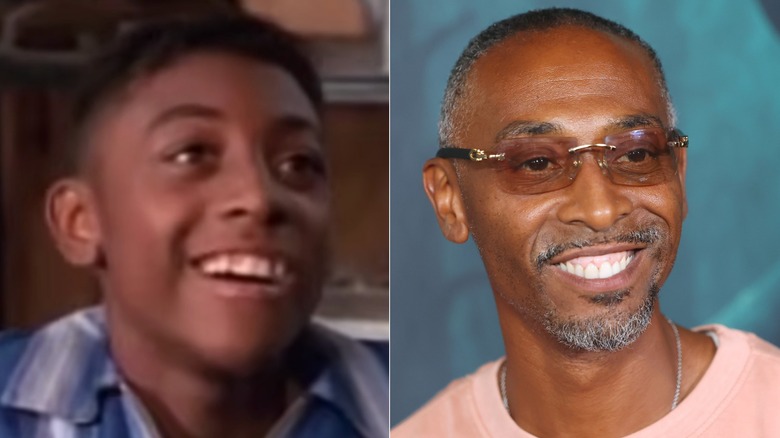 Split image of Darris love then and now.