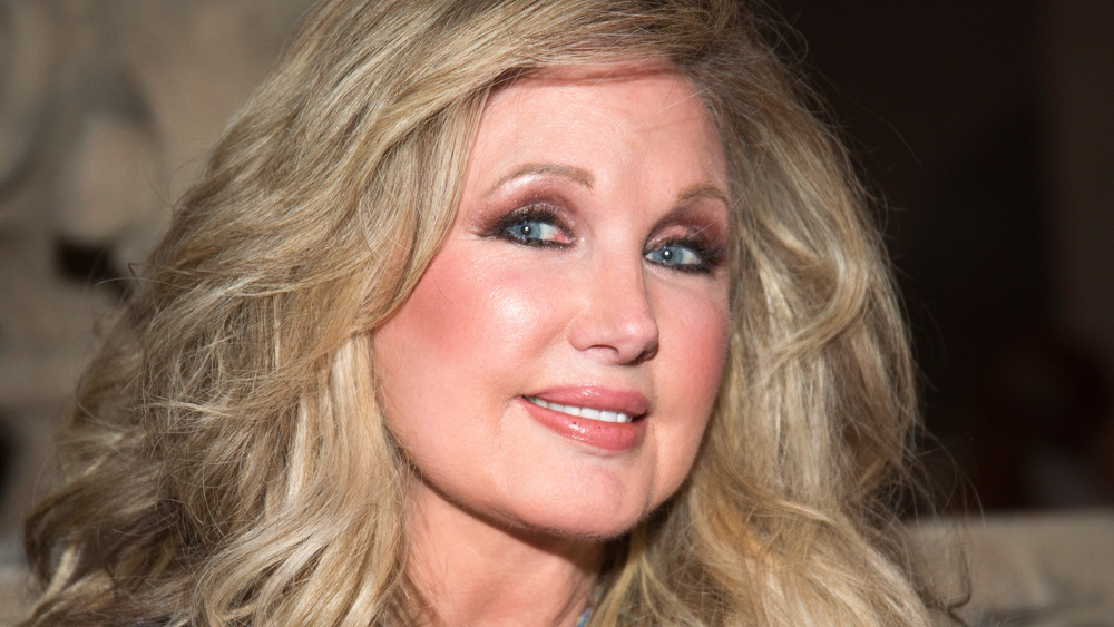 Morgan Fairchild smiling