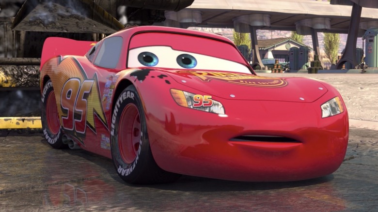 Lightning McQueen in "Cars"