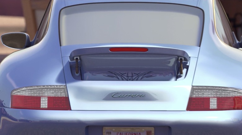 Sally's back tattoo in "Cars"