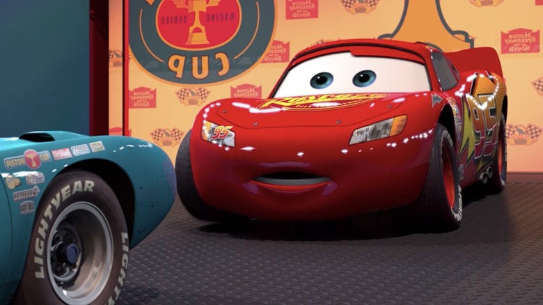 Lightning McQueen, racecar in "Cars"