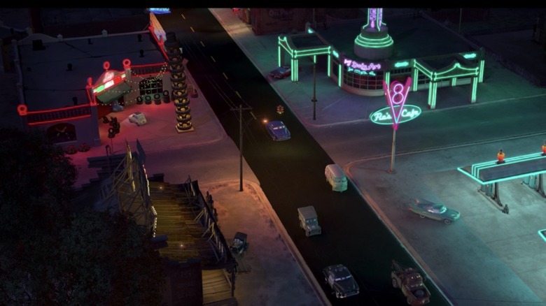 Town of Radiator Springs in "Cars"