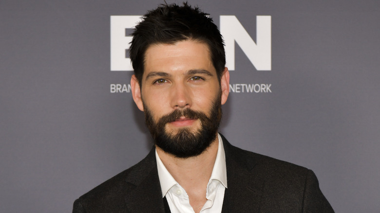 Casey Deidrick in full beard and mustache