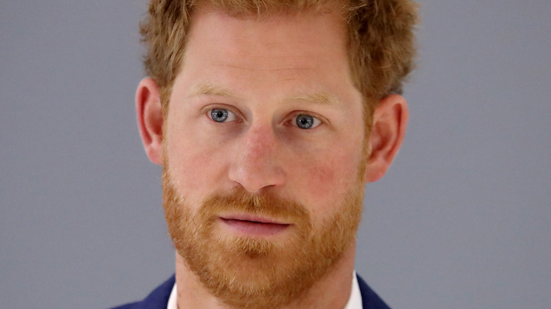 Prince Harry photographed at an event