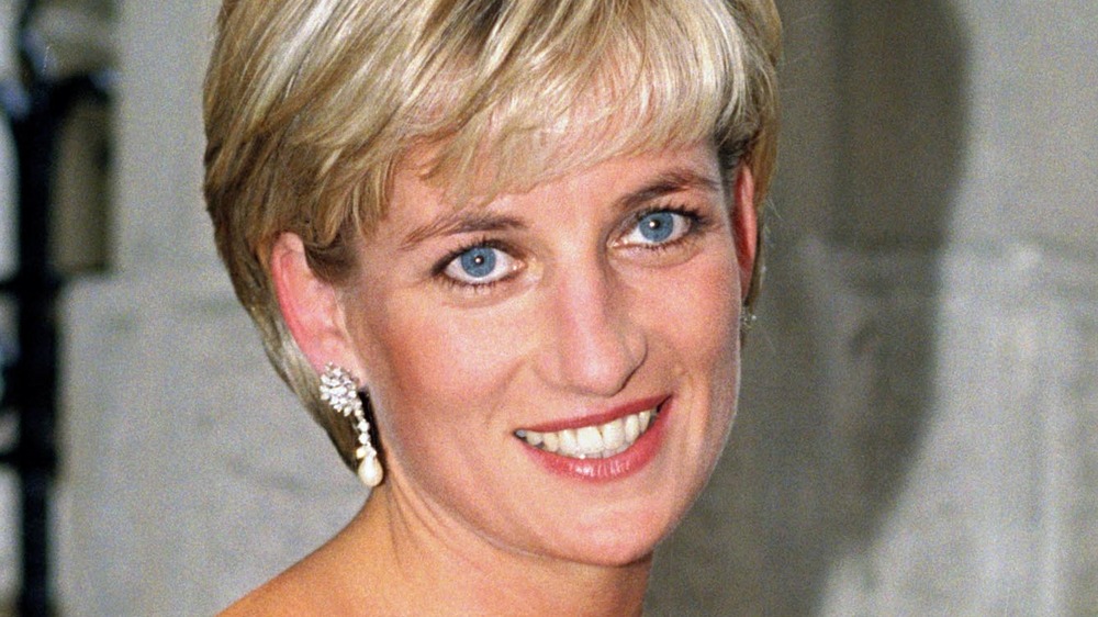 Princess Diana smiles