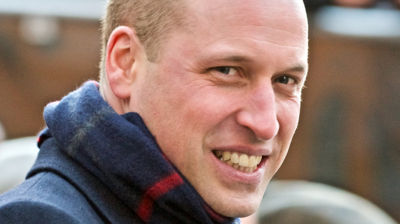 Prince William smiling