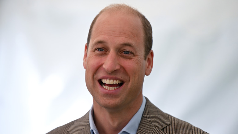 Prince William smiling