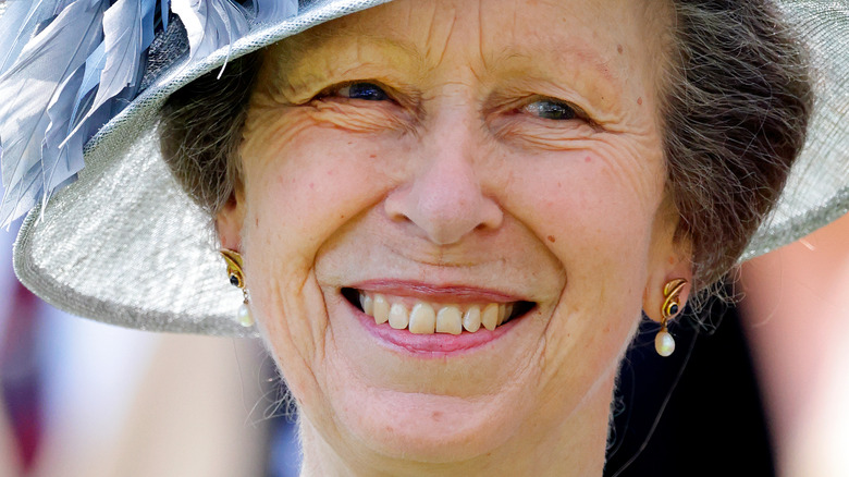 Princess Anne smiling