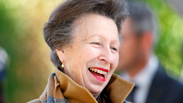 Princess Anne laughing