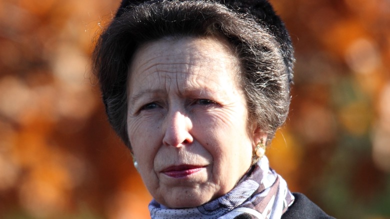 Princess Anne smiling 