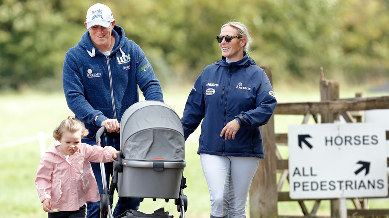 Mike and Zara Tindall