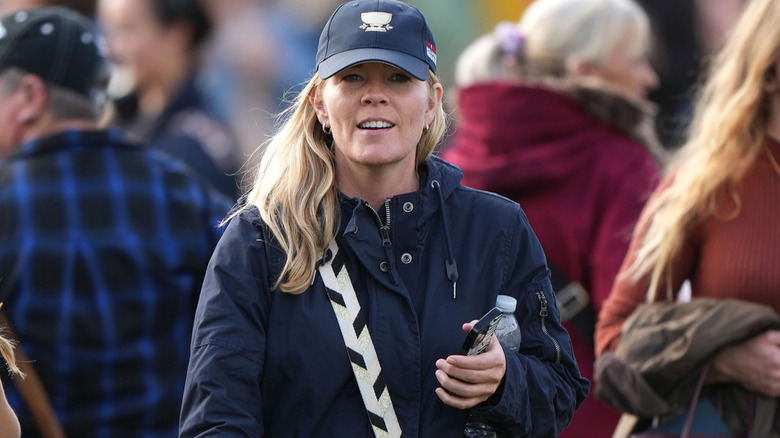 Autumn Phillips at the horse trials