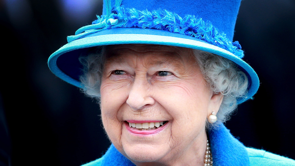 Queen Elizabeth smiling