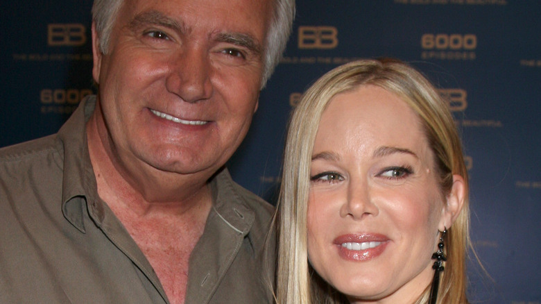 John McCook and Jennifer Gareis smiling