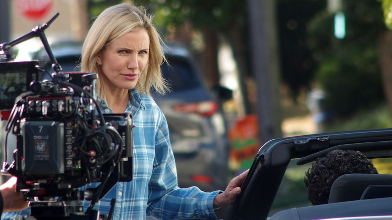 Cameron Diaz filming "Bad Day"