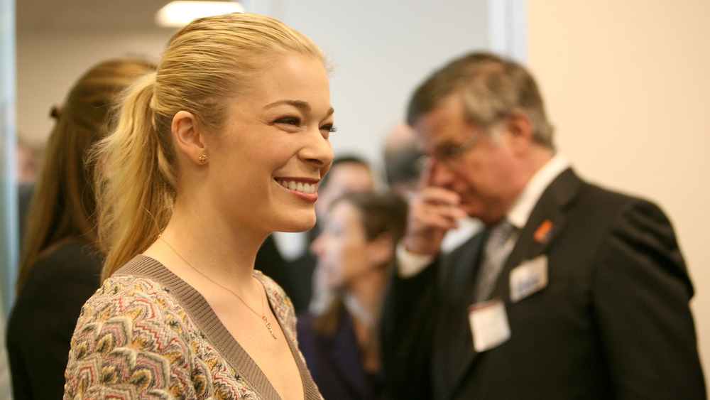 LeAnn Rimes smiling, looking away from the camera