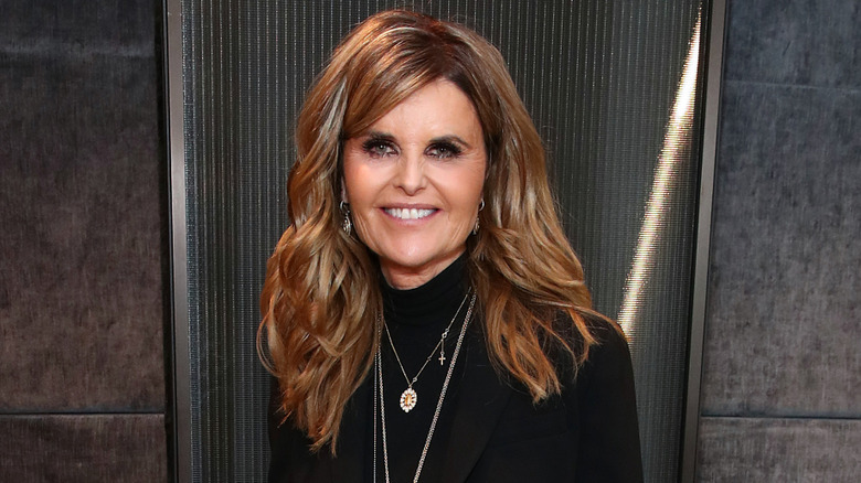 Maria Shriver closeup smiling