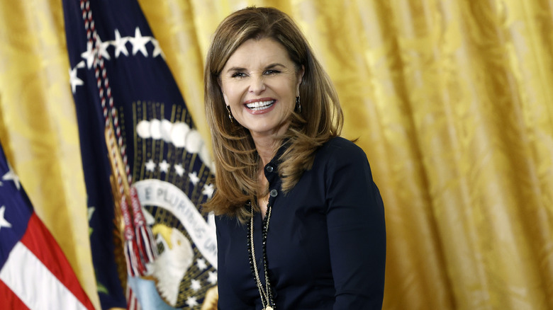 Maria Shriver at the White House in 2024