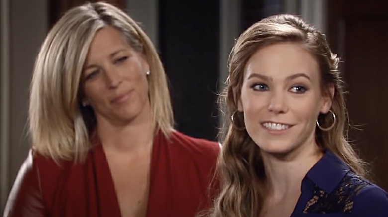 Laura Wright and Chloe Lanier