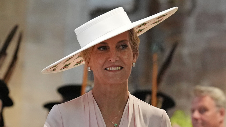 Duchess Sophie smiling at the camera