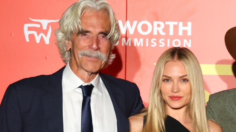 Sam Elliott and Michelle Randolph attending an event together.