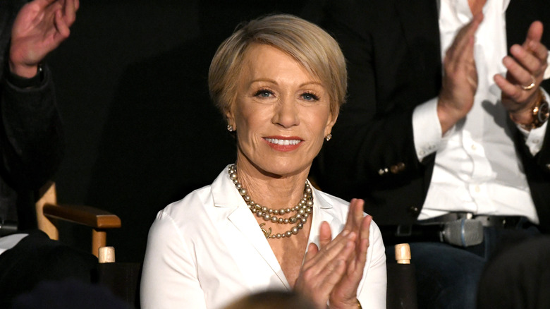 Barbara Corcoran clapping
