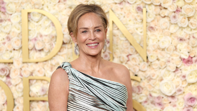 Sharon Stone smiling