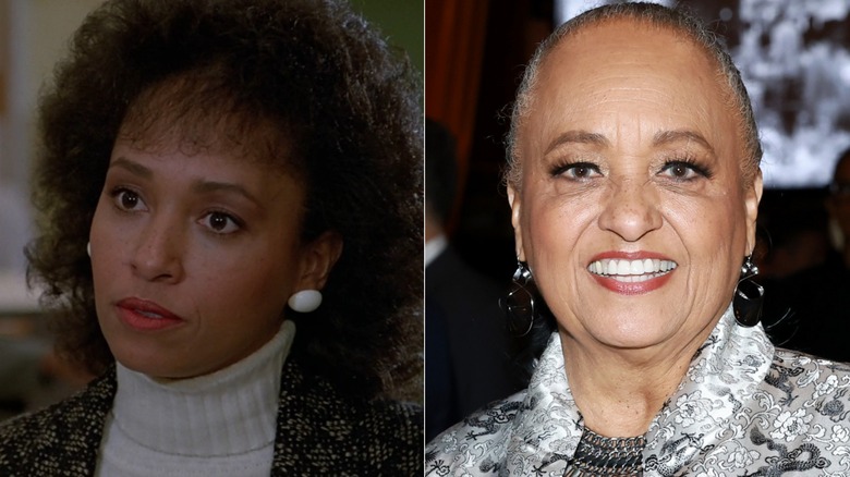 Daphne Maxwell Reid in "Simon & Simon" & smiling at The Gordon Parks Foundations Annual Dinner and Auction event in 2024