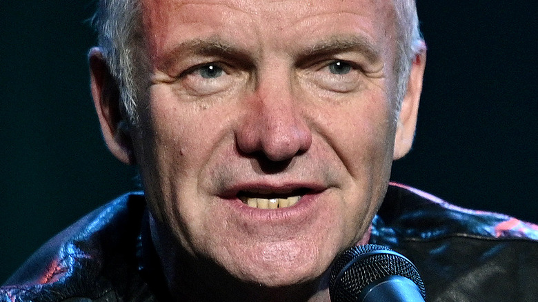 Sting performing