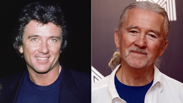 Split image of Patrick Duffy in 1985 and in 2018