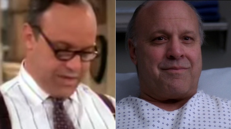Split image of Louis Giambalvo in "Anything but Love" and in "Grey's Anatomy"