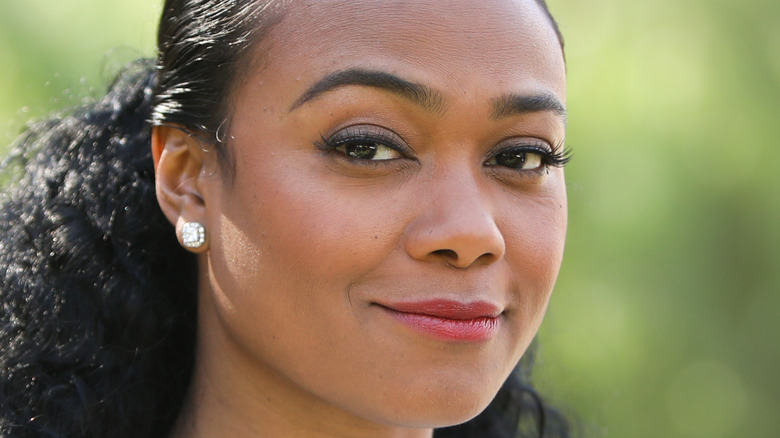 Tatyana Ali smiling