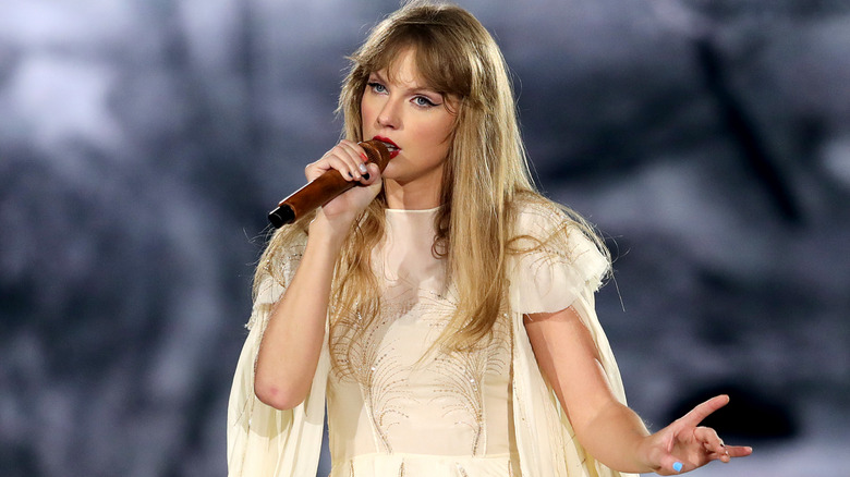Taylor Swift performing during Eras tour