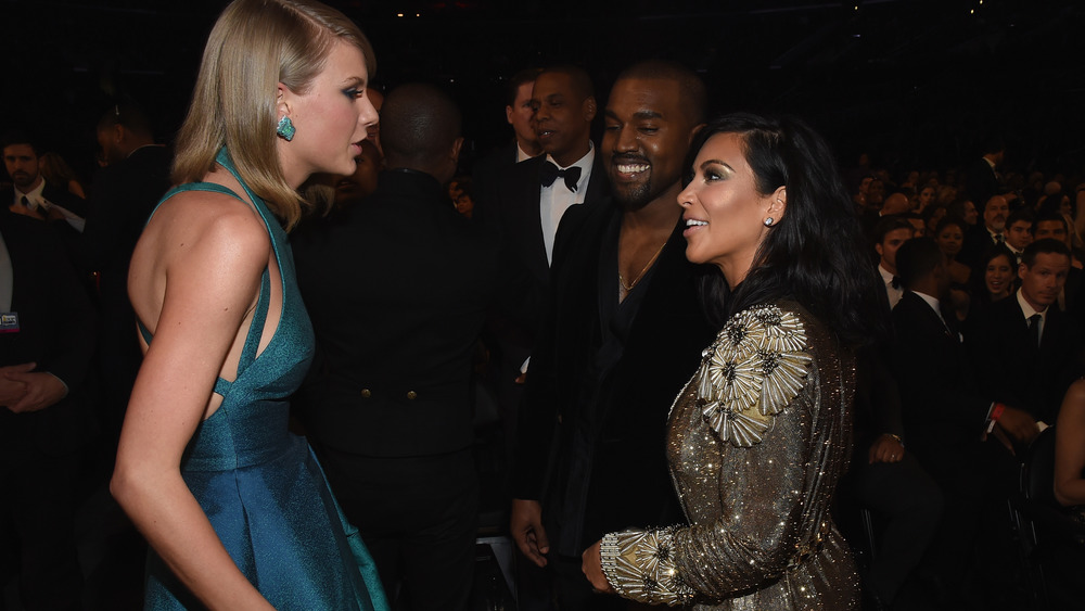 Taylor Swift Kanye West Kim Kardashian