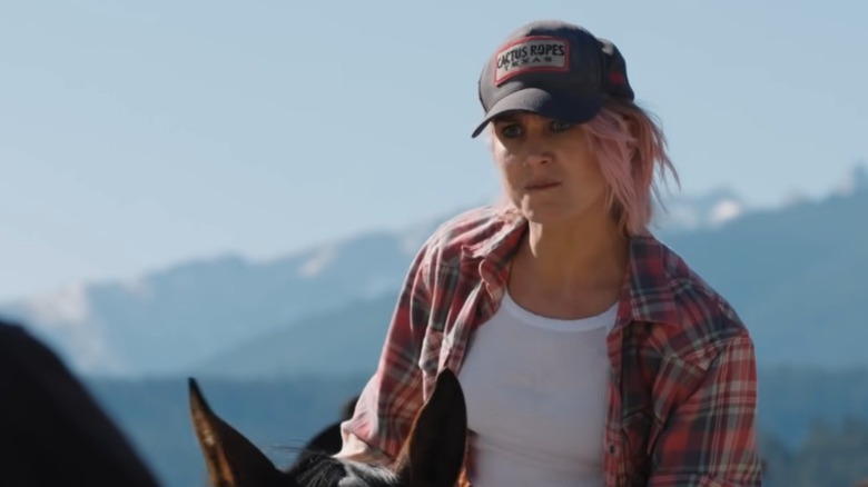 Jen Landon appears as Teeter in Yellowstone