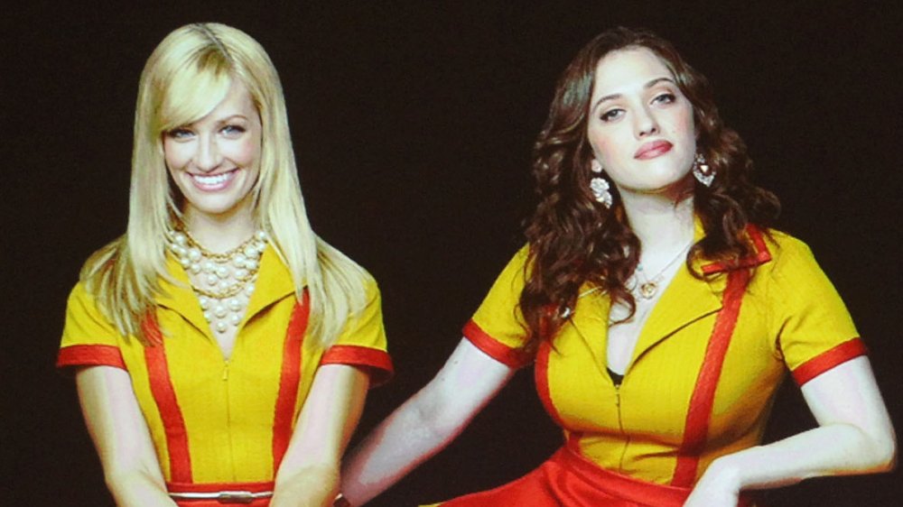 The cast of 2 Broke Girls