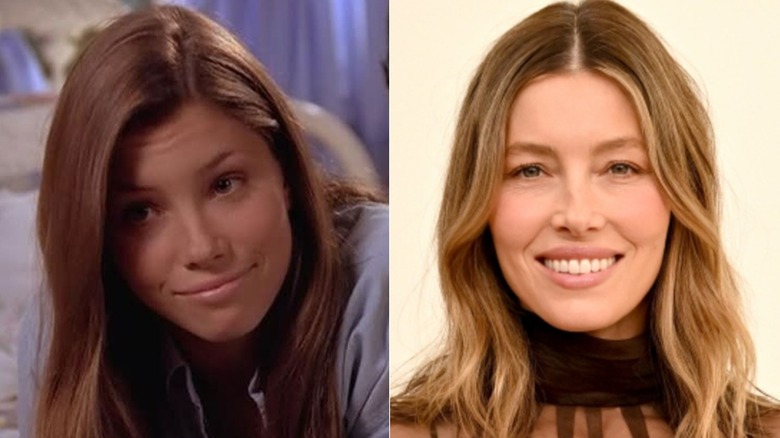 Jessica Biel then and now