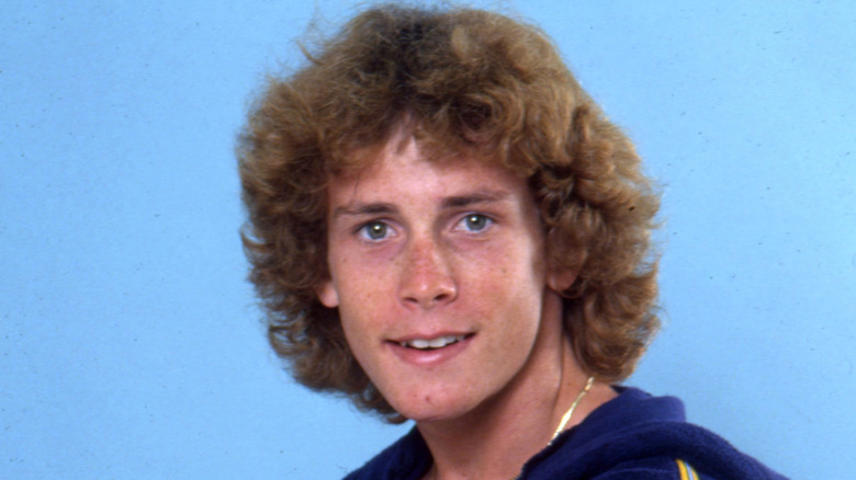 Willie Aames with curly hair