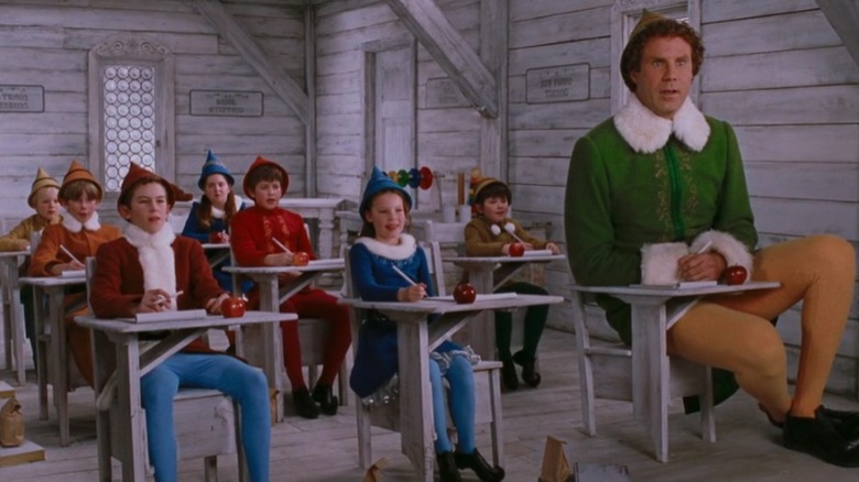 Buddy the Elf in classroom