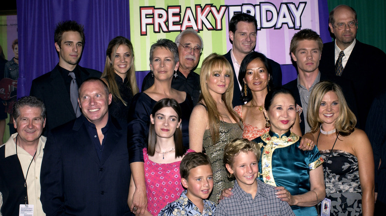 Freaky Friday cast posing