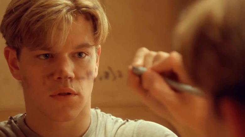 Will Hunting writing on mirror