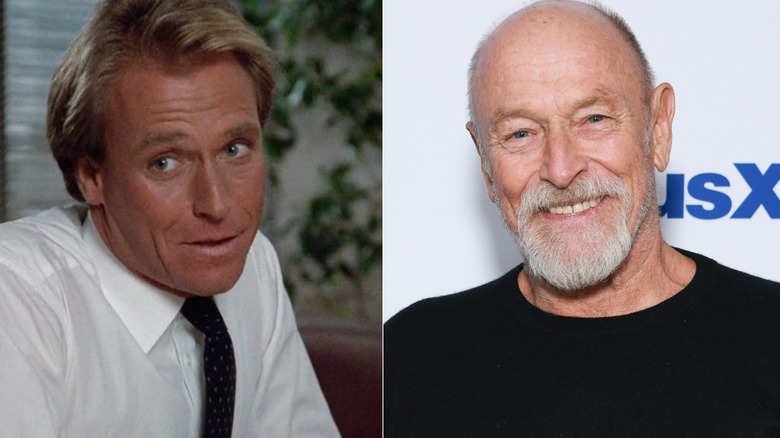 Side by side images of Corbin Bernsen in L.A. Law and in 2026.