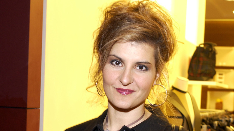 Nia Vardalos posing 