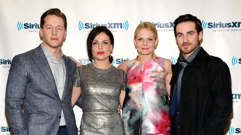 Once Upon A Time cast members posing