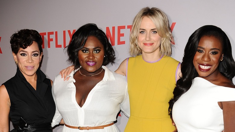 Selenis Leyva, Danielle Brooks, Taylor Schilling, Uzo Aduba at event