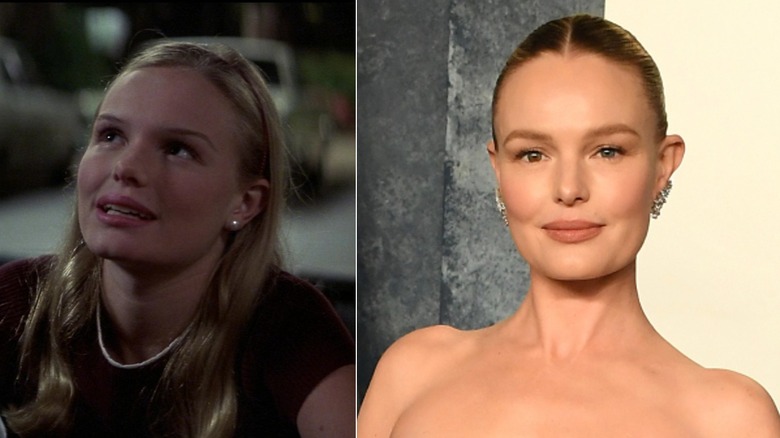 Kate Bosworth looking up and smiling