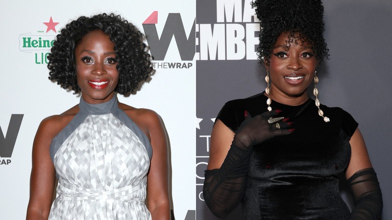 Split image of Idara Victor in 2015 and 2025