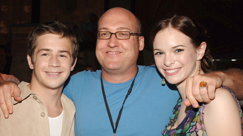 Michael Angarano, Mike Mitchell, and Danielle Panabaker